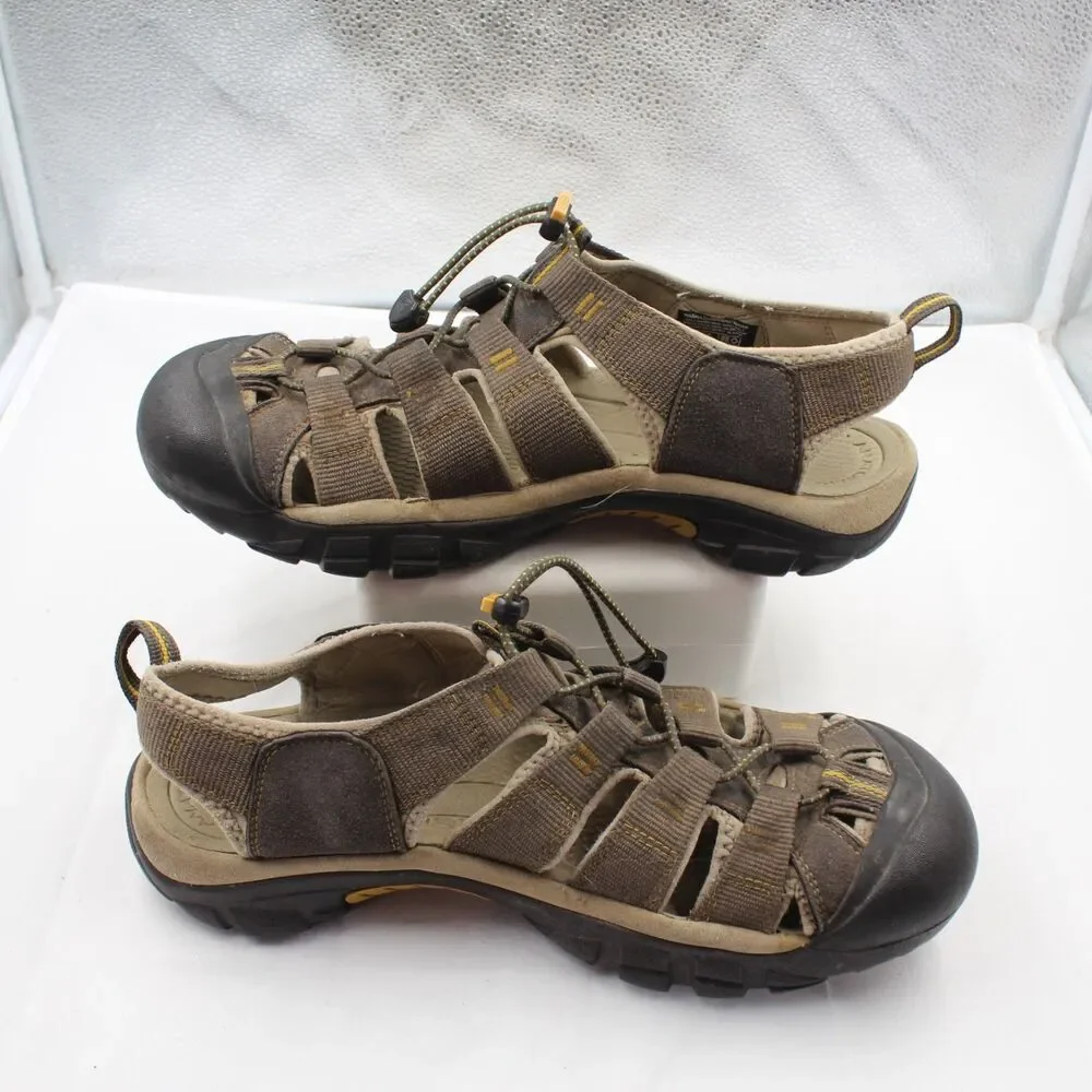 Keen Newport H2 Sandals Waterproof Black And Tan Men's Size 12